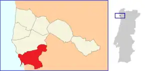 Localização no município de Póvoa de Varzim