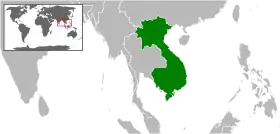 Localização de Indochina Francesa
