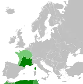 Localização de Estado Francês