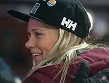 &nbsp;Frida Hansdotter in Hammarbybacken, January 2018