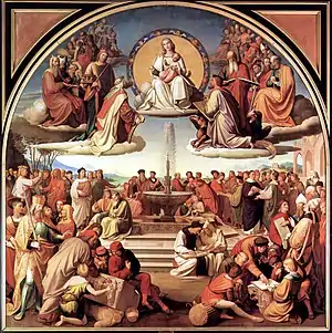 Johann Overbeck: O triunfo da Religião sobre a Arte, 1831-1840. Städel