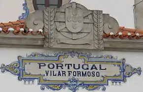 Estação dos Caminhos-de-Ferro, lado virado para Espanha