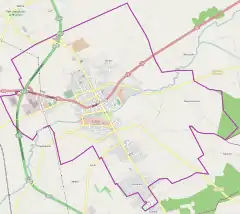 Localização de Garwolin na Polónia