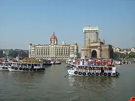 Portal da Índia e o Hotel Taj Mahal Palace