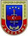 Brasão da Gendarmaria da Turquia.