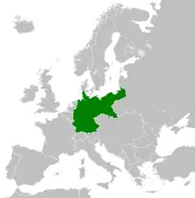 Localização de Império Alemão