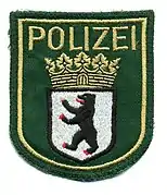 Emblema da polícia de Berlim, Alemanha