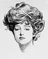 Uma foto icónica de Gibson Girl