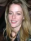 Colour photograph of Gillian Anderson in 2004