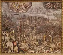Batalha de Lepanto de Giorgio Vasari
