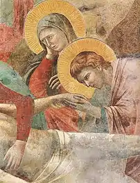 Lamentação (detalhe), de Giotto