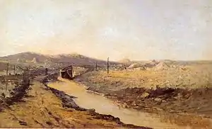 Paisagem com Rio e Barco ao Seco em São Paulo (Ponte Grande) (1895) Museu de Arte de São Paulo (MASP)
