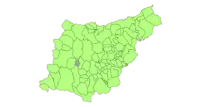 Localização do município de Urretxu em Guipúscoa