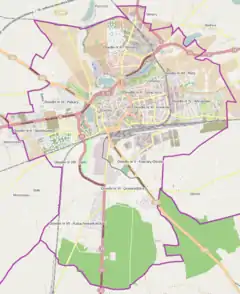 Localização de Gniezno na Polónia