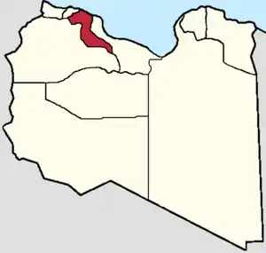 Localização de Homs