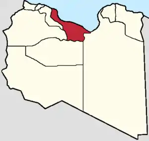 Localização de Misurata