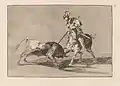 No. 11: El Cid Campeador lanceando otro toro ("El Cid Campeador lanceando outro touro")