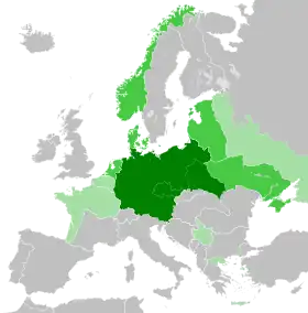 Localização de Alemanha Nazi / Alemanha Nazista