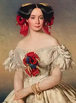 Retrato por Richard Lauchert, de 1855