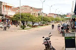 Rua em Guayaramerín