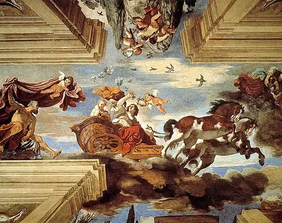 "Aurora", de Guercino.