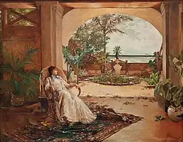 Guillermo Collazo. La siesta, 1888.