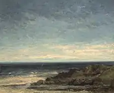 Courbet: Praia da Normandia