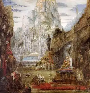 O Triunfo de Alexandre, o Grande (c. 1885), 155 x 155 cm, Musée Gustave Moreau
