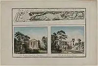 O antigo Hôtel Caron de Beaumarchais: vistas e planta do jardim.