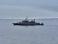 Uma corveta da classe Ratanakosin.