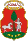 Brasão de armas de Acsalag