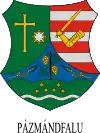 Brasão de armas de Pázmándfalu