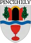 Brasão de armas de Pincehely
