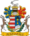 Brasão de armas de Pusztafalu