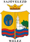 Brasão de armas de Sajóvelezd