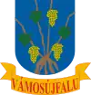 Brasão de armas de Vámosújfalu