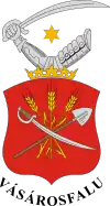Brasão de armas de Vásárosfalu