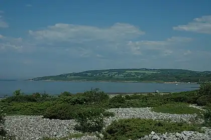 A montanha de Hallandsås, vista da Escânia.
