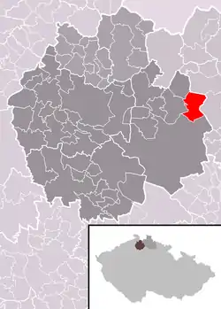 Localização de Hamr na Jezeře