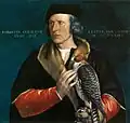 Hans Holbein: Retrato de Robert Cheseman, 1533