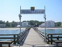 Seebrücke (cais) para o spa de Heiligendamm