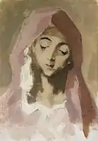 Madonna de la Charité. Óleo sobre tela, 1941