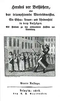 Titelblatt zuHerodes vor Bethlehem.