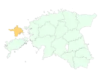 Localização de Região de HiiuHiiumaa