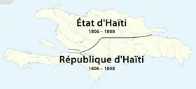 Localização de Estado do Haiti