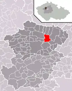 Localização de Hobšovice