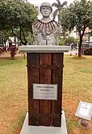 Escultura em homenagem ao caingangue - Inaugurada em 8 de julho de 2017, durante a gestão de Dilador Borges faz homenagem aos índios caingangues que habitavam esta região antes da estrada de ferro surgir. Representa também a convergência das culturas com elementos da ferrovia presentes na obra. Foi realizada pelo artista plástico Mário Silveira Bueno.