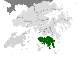 Localização em&nbsp;Hong Kong