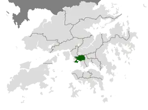 Localização de Sham Shui Po em Hong Kong