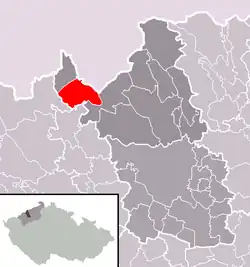 Localização de Hora Svaté Kateřiny